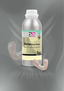 رزین پرینتر سه بعدی پلی پینک روکش دندان موقت (Temp)